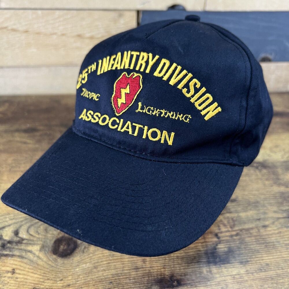 25th Infantry Division Lightning Association Trucker SnapBack Hat Baseball Cap